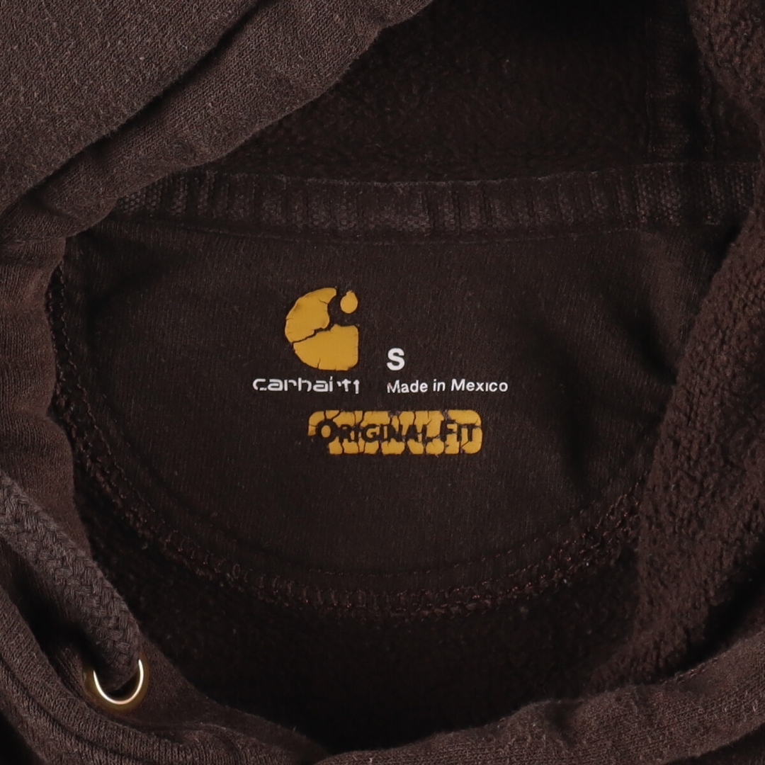 カーハート Carhartt ORIGINAL FIT 袖プリント スウェットプルオーバーパーカー レディースL /eaa329687 2