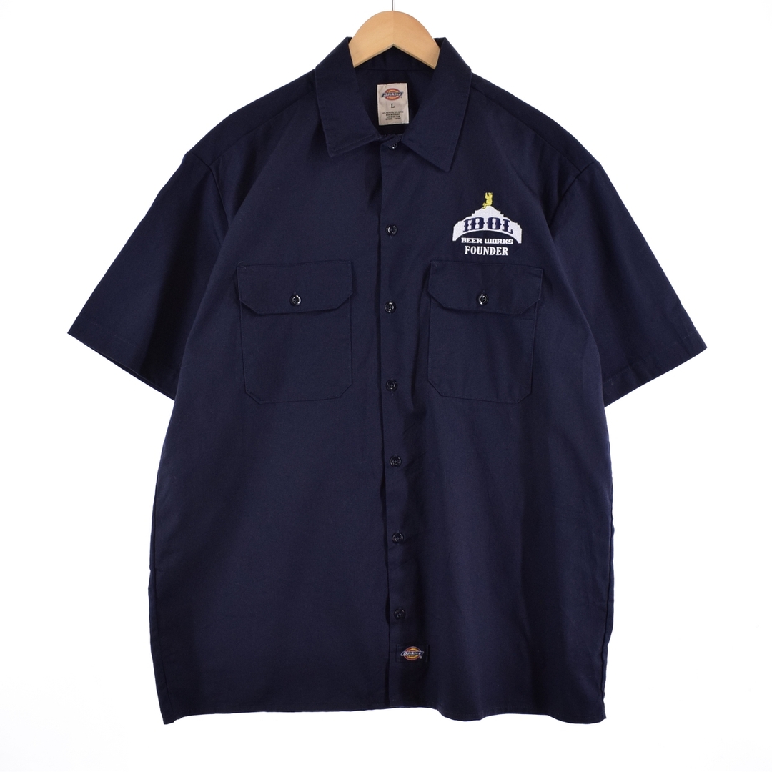 ディッキーズ Dickies 半袖 ワークシャツ メンズXL /eaa332393