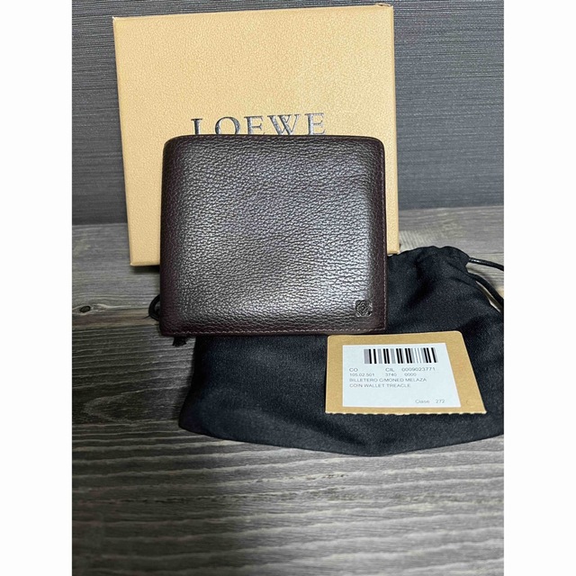 LOEWE(ロエベ)のLOEWE ロエベ アナグラム レザー 二つ折り メンズのファッション小物(折り財布)の商品写真