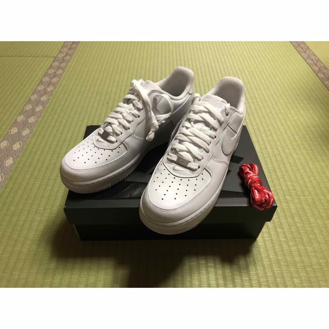 Supreme NIKE AIR FORCE 1 White 26.5265状態