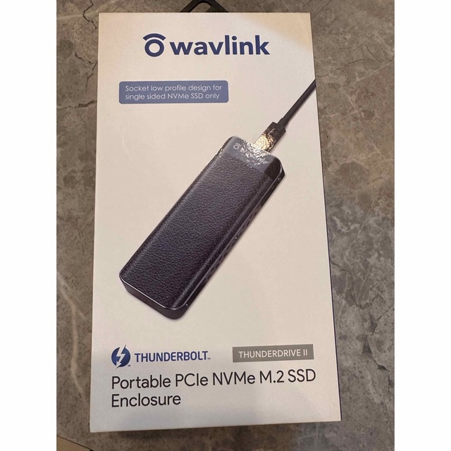 Wavlink Thunderbolt ケースSuneast 2TB 外付SSD スマホ/家電/カメラのPC/タブレット(PC周辺機器)の商品写真