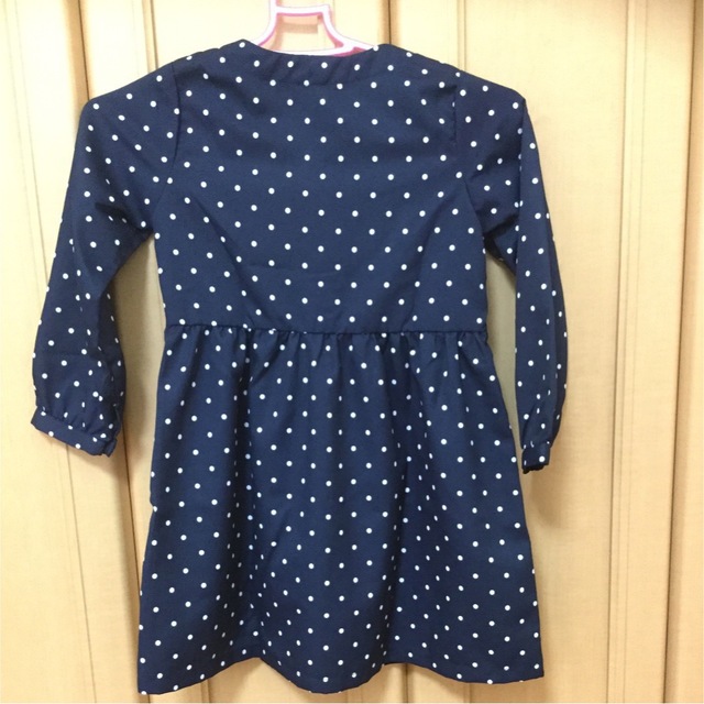 ３can 4on 水玉ワンピース１１０㎝ キッズ/ベビー/マタニティのキッズ服女の子用(90cm~)(ワンピース)の商品写真