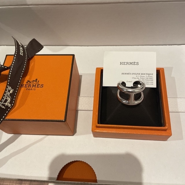 Hermes(エルメス)のエルメス　HERMES オズモス GM サイズ51 メンズのアクセサリー(リング(指輪))の商品写真