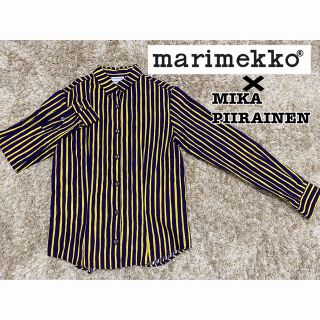 マリメッコ marimekko　ヨカポイカ　ストライプブラウス　M　希少色