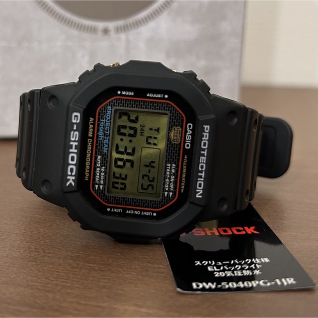 CASIO G-SHOCK DW-5040PG-1JR 40周年記念モデル