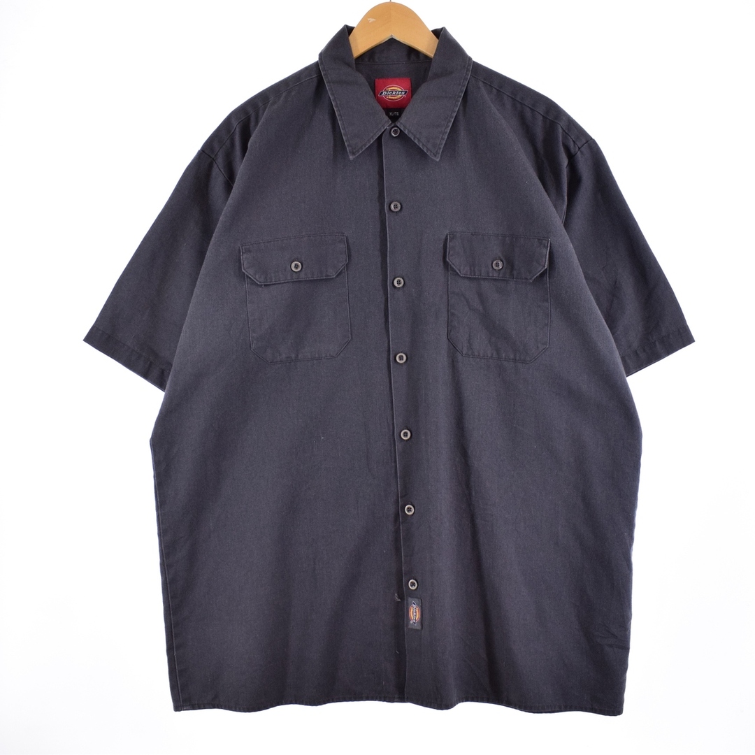 Dickies(ディッキーズ)の古着 ディッキーズ Dickies 半袖 ワークシャツ メンズXL /eaa329113 メンズのトップス(シャツ)の商品写真