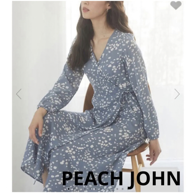 PEACH JOHN(ピーチジョン)のPEACH JOHN スマートラインカシュクールワンピ レディースのワンピース(ロングワンピース/マキシワンピース)の商品写真