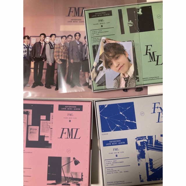 SEVENTEEN 10th Mini Album「FML」3形態セットの通販 by たっちゃん's