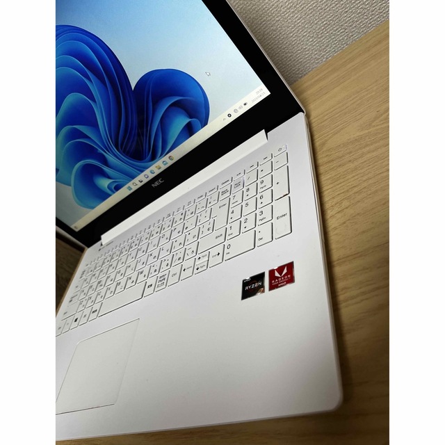 LAVIEノートパソコンRyzen7 メモリ8GB SSD512GB Officewebカメラ