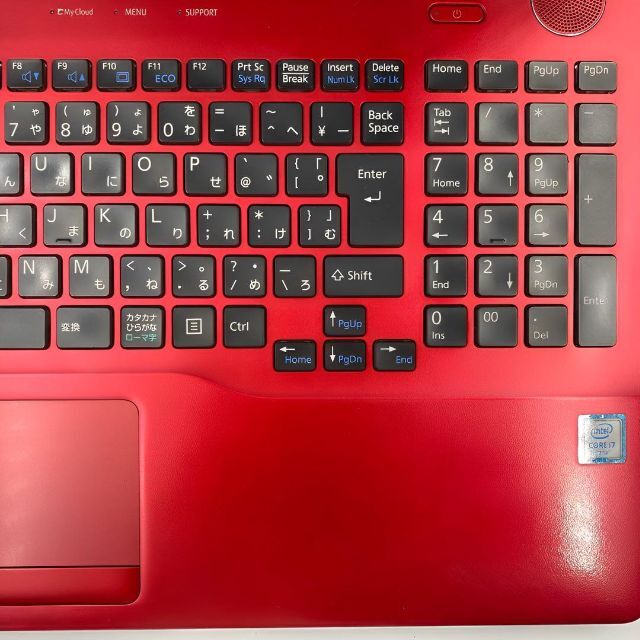 値下げ歓迎中】富士通/ノートパソコン/レッド/AH53/Win11/i7/高速 日本