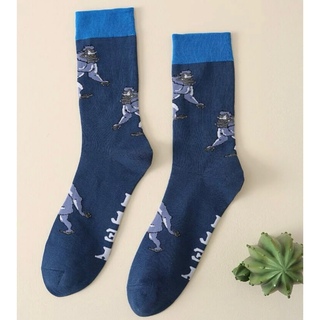 ザラ(ZARA)の【 blue bi-color character socks 】(ソックス)