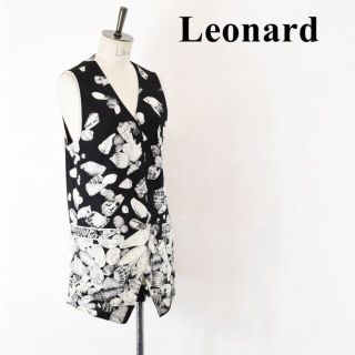 レオナール(LEONARD)のSL AG0036 高級 LEONARD レオナール レディース シルバー ロゴ(ベスト/ジレ)