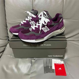 newbalance992 ニューバランス　M992 USA パープル　26cm(スニーカー)