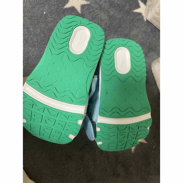 MIZUNO ミズノベビーシューズライトブルー14.0cm中古美品足育インソールの通販 by みんみ(⑉°з°) 美品ベビーシューズ 14.0cm