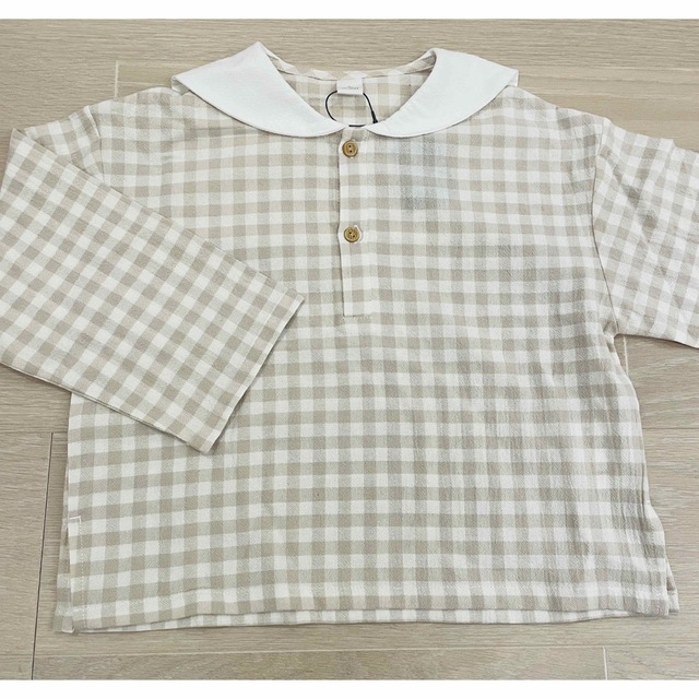 futafuta(フタフタ)のバースデイ Cottoli コトリ おさんぽ セーラー チェック トップス キッズ/ベビー/マタニティのキッズ服女の子用(90cm~)(Tシャツ/カットソー)の商品写真