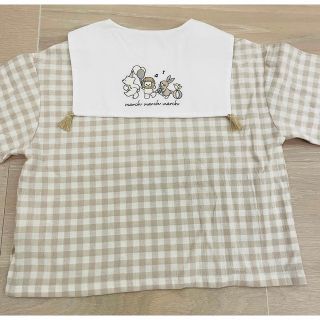 フタフタ(futafuta)のバースデイ Cottoli コトリ おさんぽ セーラー チェック トップス(Tシャツ/カットソー)