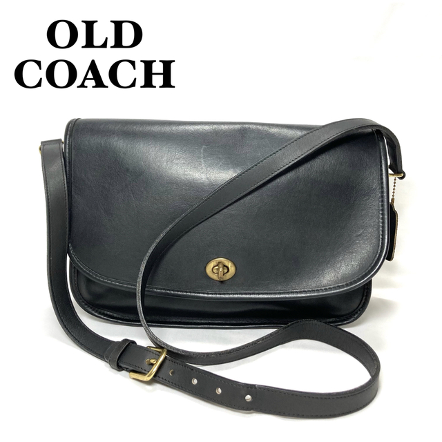 【極美品】COACH オールドコーチ　ショルダーバッグ　ターンロック　11428㎝マチ