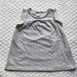 ザラキッズ(ZARA KIDS)のZARA mini ザラミニ　袖なしトップス　星柄　80センチ(シャツ/カットソー)