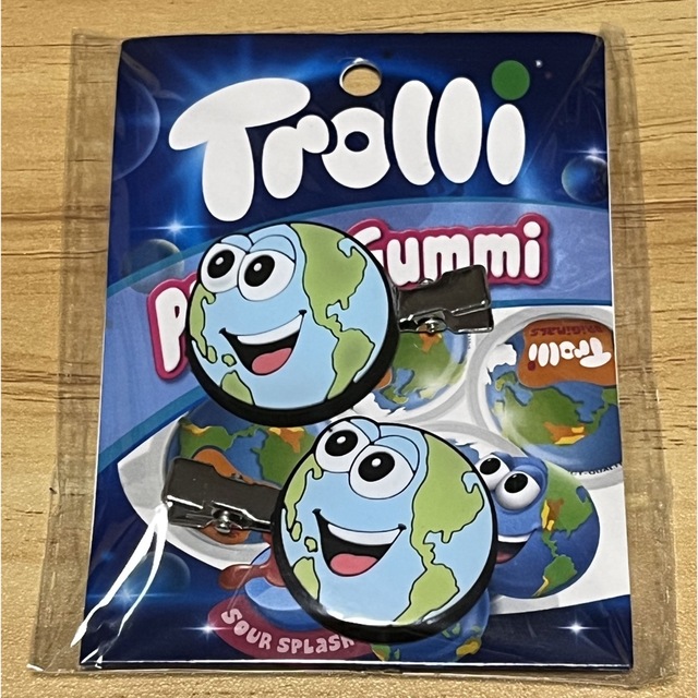 地球グミ Trolli 前髪ピン 前髪クリップ レディースのヘアアクセサリー(ヘアピン)の商品写真