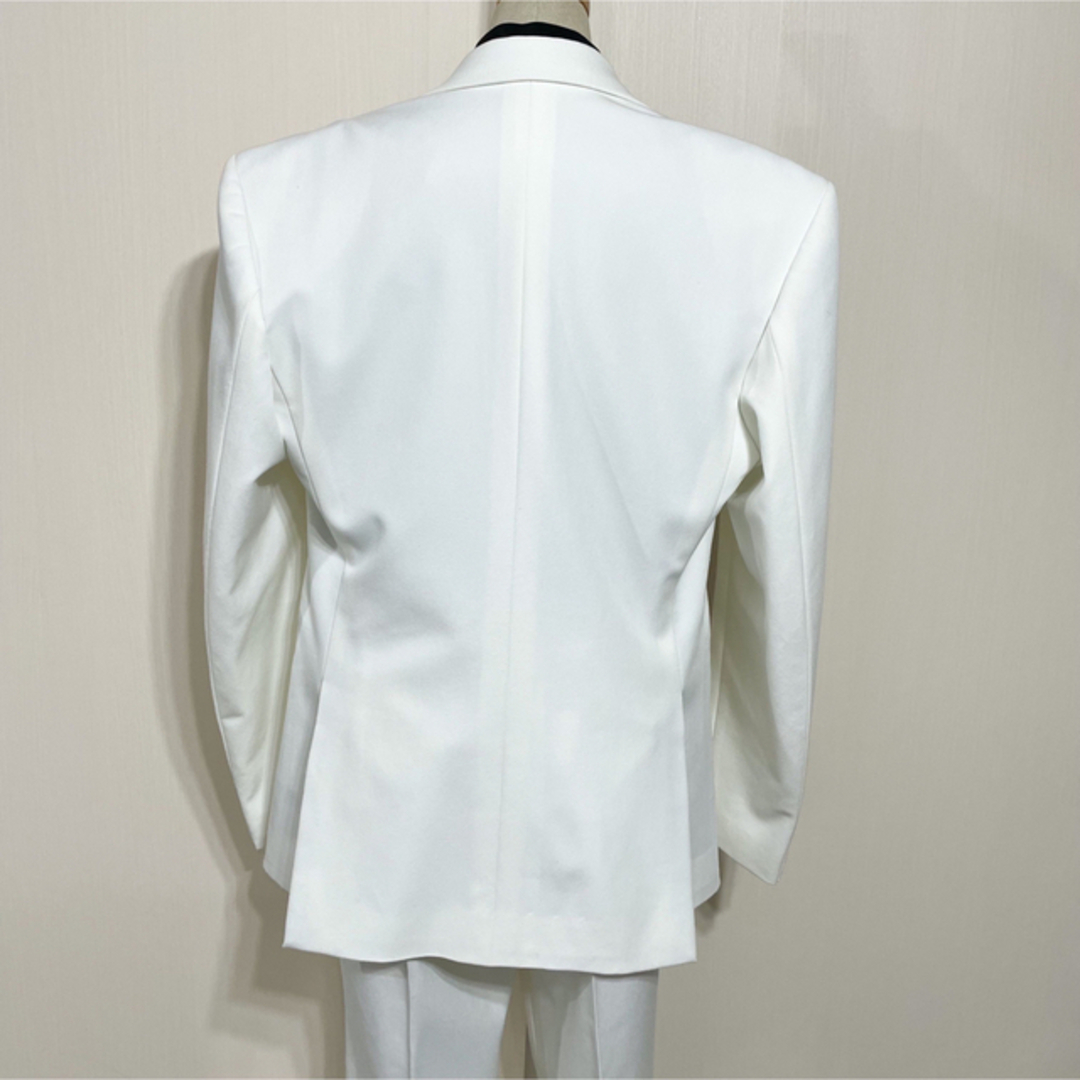 《極美品》高級布使用★白タキシードホワイトタキシード新郎タキシード《6点セット》