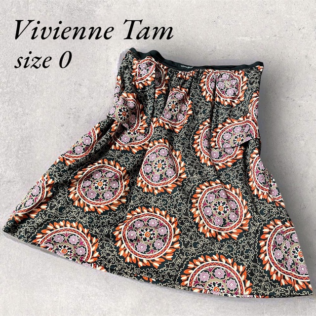 【美品】VIVIENNE TAM スカート パワーネット ひざ丈 人気