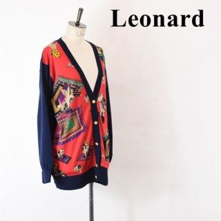 SL AG0022 高級 LEONARD レオナール レディース 金ボタン ロゴ