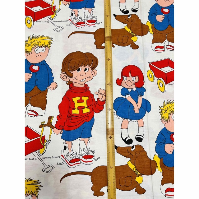 新品❣️ビンテージ♡ Hurry Kane♪ビンテージ生地・ビンテージシーツ ハンドメイドの素材/材料(生地/糸)の商品写真