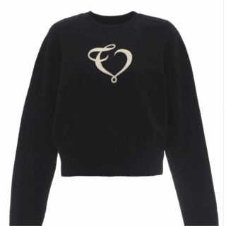 エディットフォールル(EDIT.FOR LULU)のTheVirgins heart velvet logo sweat(スウェット)