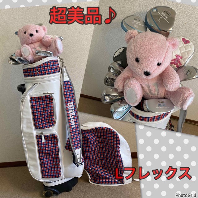 人気‼️【超美品】レディース ゴルフクラブセット/女性 ゴルフ/キャディバッグセット内容◎ウッド3本