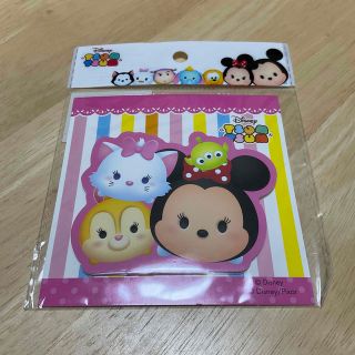 ディズニー(Disney)の付箋　ツムツム　ピンク(ノート/メモ帳/ふせん)