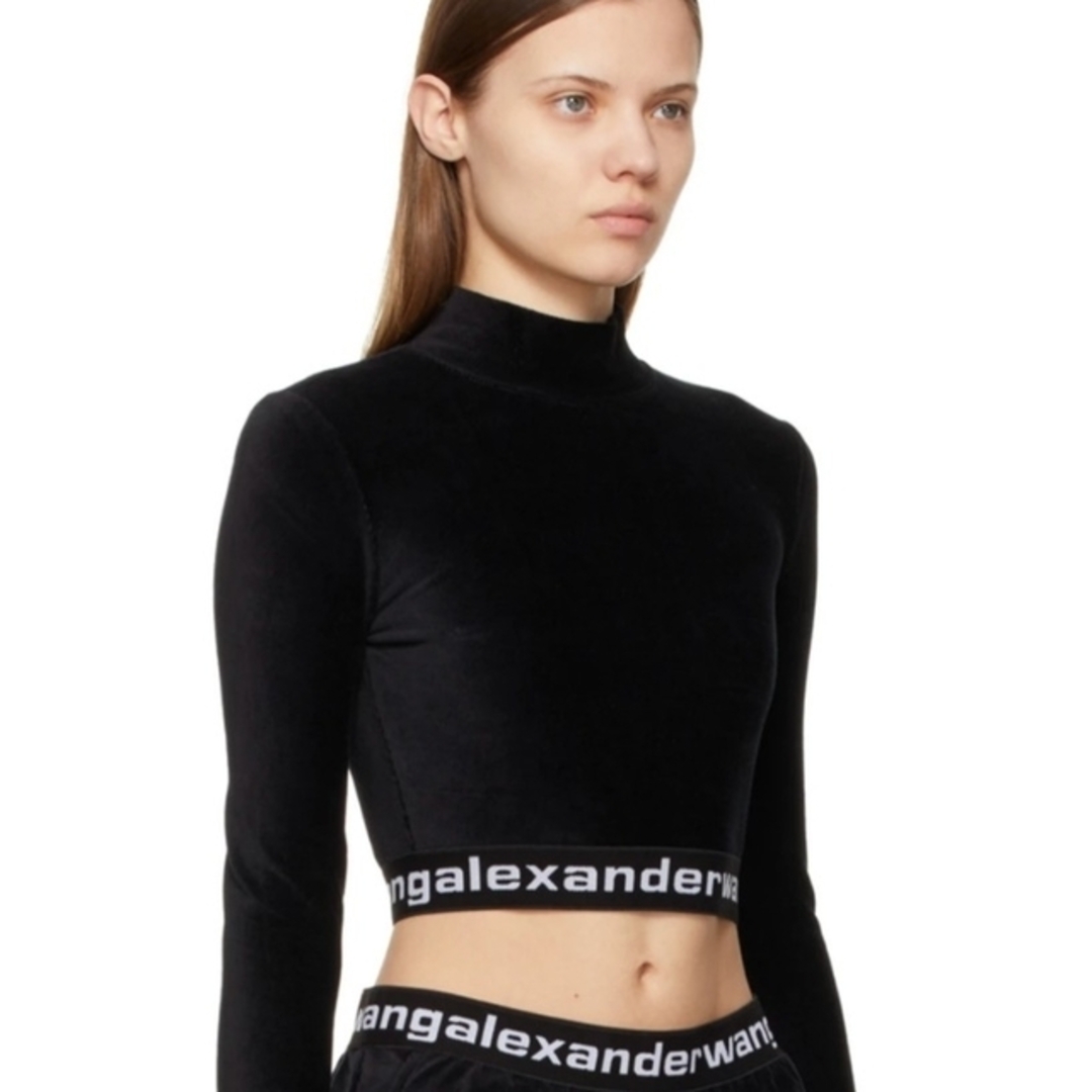 ★特別価格☆ ALEXANDER WANG ハイネック クロップドTシャツ