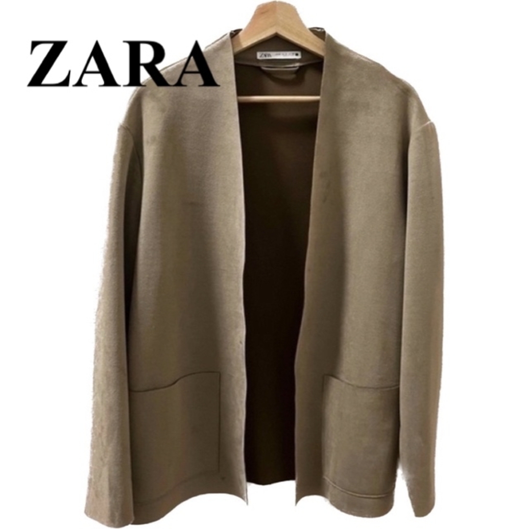 ZARA(ザラ)のZARA ノーカラージャケット メンズのジャケット/アウター(ノーカラージャケット)の商品写真