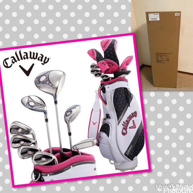 Callaway Golf(キャロウェイゴルフ)の【新品！】キャロウェイ ソレイユ／レディース ゴルフクラブセット　女性 スポーツ/アウトドアのゴルフ(クラブ)の商品写真