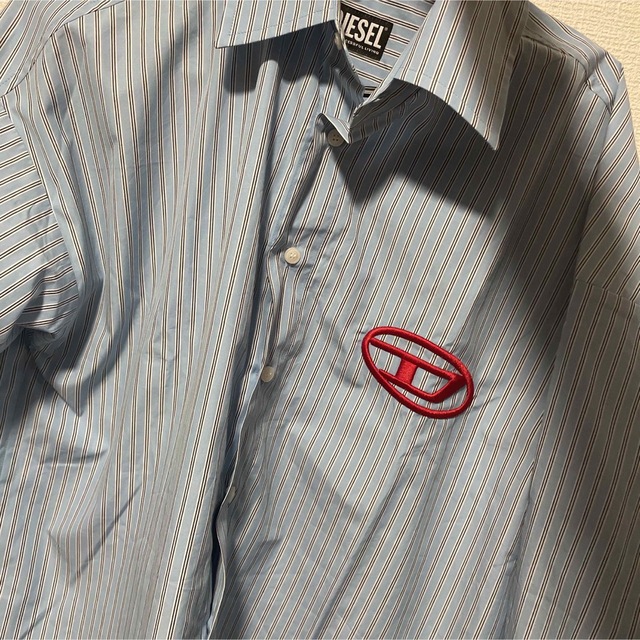 DIESEL(ディーゼル)の試着のみ　定価31900円　DIESEL ストライプシャツ長袖シャツ  メンズのトップス(シャツ)の商品写真