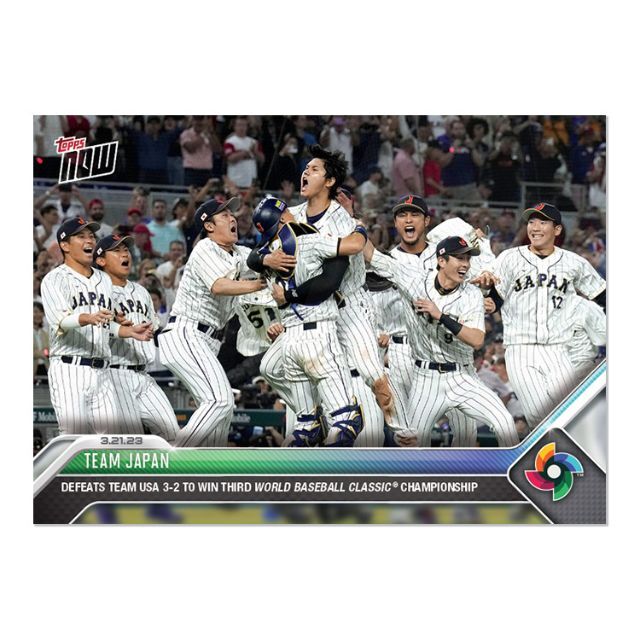 49枚限定 大谷翔平 Topps Now WBC初ホームラン