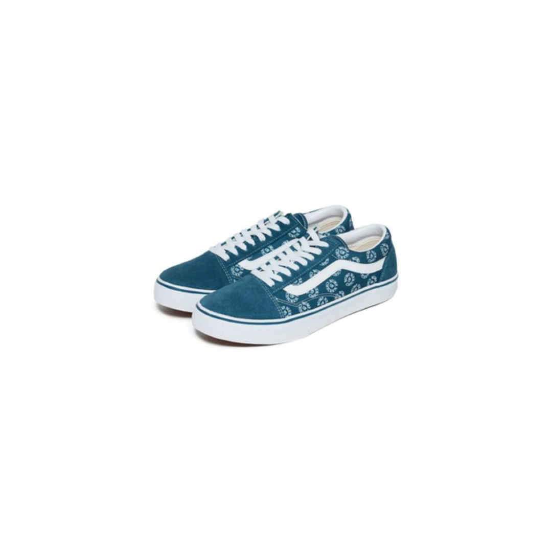 VANS × BUMP OLD SKOOL 青/赤 27.5cm