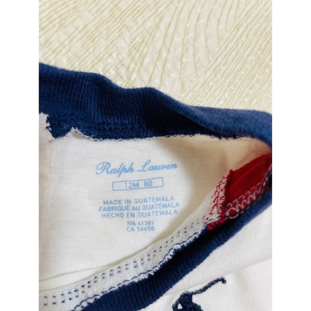 POLO RALPH LAUREN(ポロラルフローレン)のポロラルフローレン　Tシャツ　80センチ キッズ/ベビー/マタニティのベビー服(~85cm)(Ｔシャツ)の商品写真