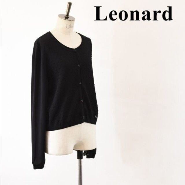 SL AG0007 高級 美品 LEONARD レオナール レディース 薄手