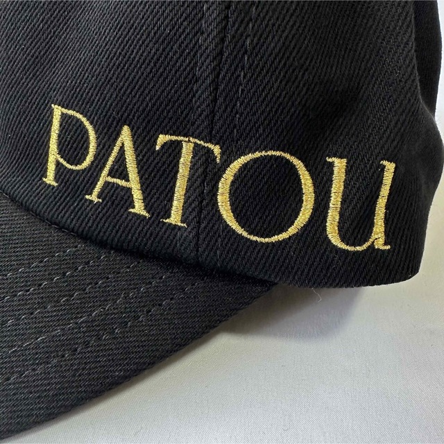 新品未着用 Patou 黒M/L オーガニックコットンデニム パトゥ キャップ