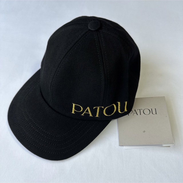 新品未着用 Patou 黒M/L オーガニックコットンデニム パトゥ キャップ