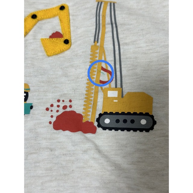 kladskap(クレードスコープ)のはたらく車　長袖Tシャツ キッズ/ベビー/マタニティのキッズ服男の子用(90cm~)(Tシャツ/カットソー)の商品写真