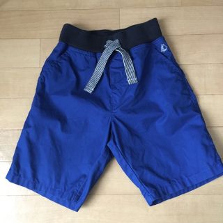 プチバトー(PETIT BATEAU)の【ご専用】【良品】プチバトー 4ans 104cm 短パンツブルー(パンツ/スパッツ)