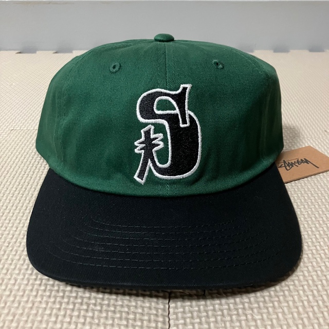 GW限定 STUSSY VINTAGE S LOW PRO CAP 緑 キャップ 特价！ 60.0%OFF