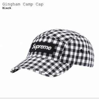 supreme ギンガムチェック キャップ