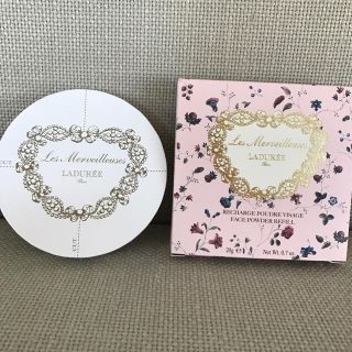 レメルヴェイユーズラデュレ(Les Merveilleuses LADUREE)のゆんゆ様専用レ メルヴェイユーズ ラデュレ フェイス パウダー02(フェイスパウダー)