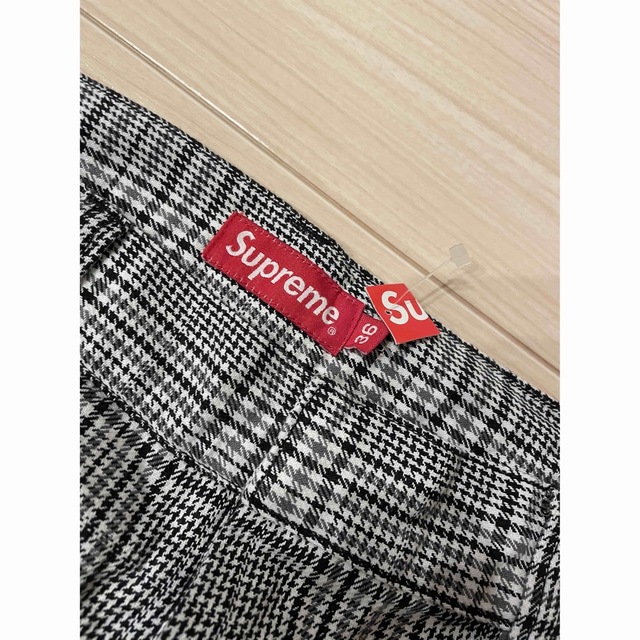 Supreme(シュプリーム)の新品未使用　Supreme 19SS work pant black plaid メンズのパンツ(ワークパンツ/カーゴパンツ)の商品写真