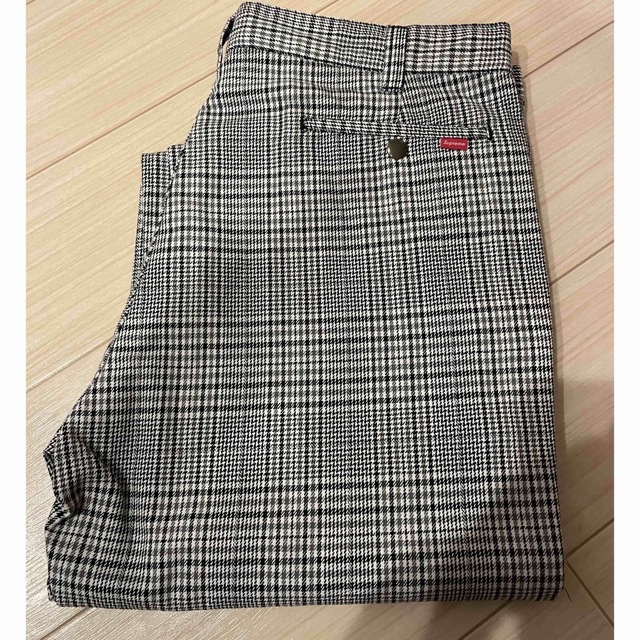 Supreme(シュプリーム)の新品未使用　Supreme 19SS work pant black plaid メンズのパンツ(ワークパンツ/カーゴパンツ)の商品写真