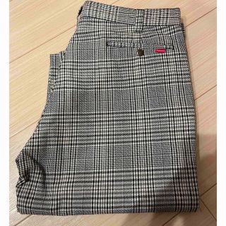 シュプリーム(Supreme)の新品未使用　Supreme 19SS work pant black plaid(ワークパンツ/カーゴパンツ)