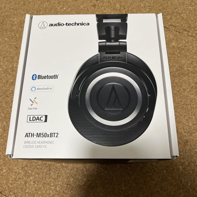 プラグ無駆動方式audio-technica ワイヤレスヘッドホン ATH-M50XBT2