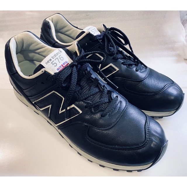 極美品⭐️UK製  M576 オールレザー NEW BALANCE